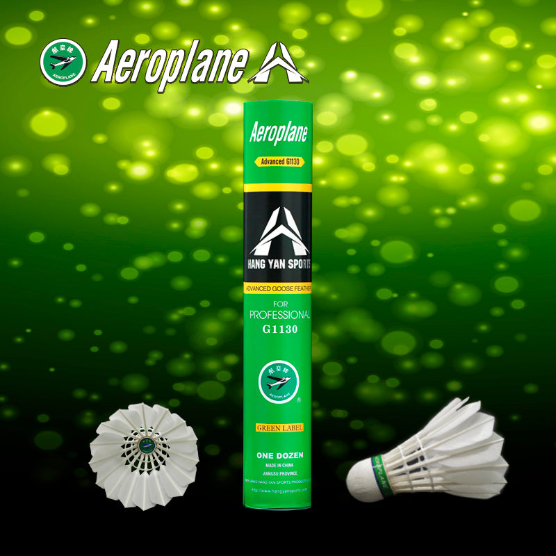 Green Label Aeroplane Premium Badminton Shuttlecock G1130