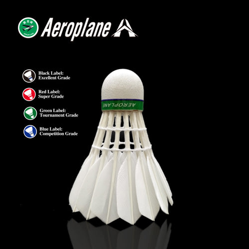 Green Label Aeroplane Premium Badminton Shuttlecock G1130