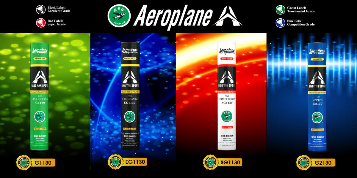 Green Label Aeroplane Premium Badminton Shuttlecock G1130
